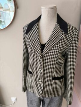 Veste pied de poule vintage – 40